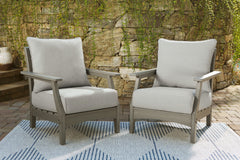 Hoover Furniture Outlet - Ashley Furniture - Visola Lounge Chair with Cushion (Set of 2) - Lounge Chair w/Cushion (Set of 2) / Gray - P802-820