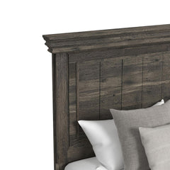 Park Ridge Queen Panel Bed in Charcoal