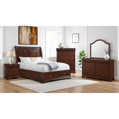 Phillipe 5-Drawer Chest in Cherry