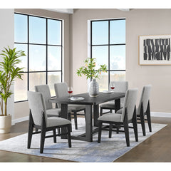 Portland Rectangular Dining Table in Black