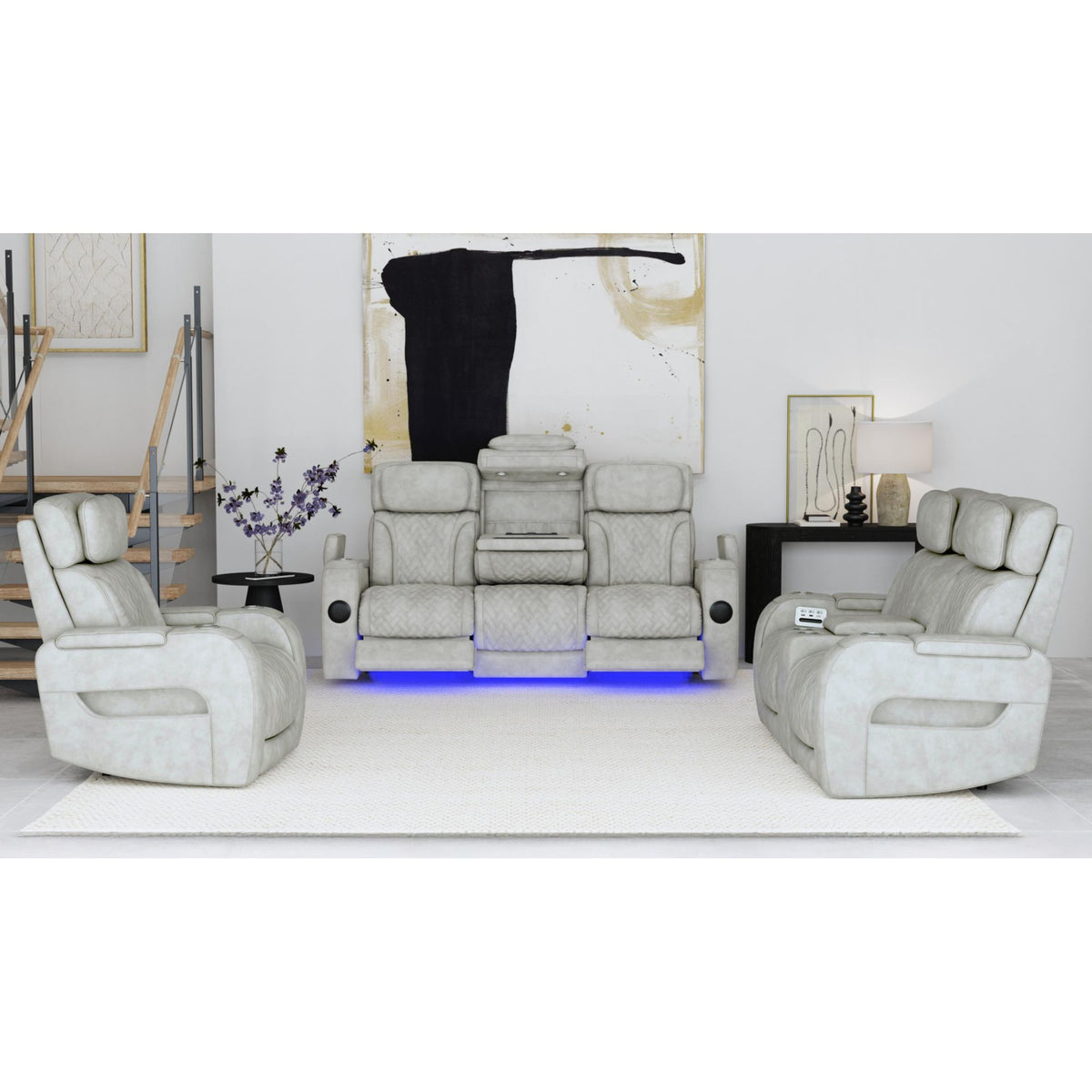 Power Reclining Sofa and Loveseat