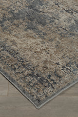 Hoover Furniture Outlet - Ashley Furniture - South 8' x 10' Rug - 8' x 10' Rug / Blue/Beige - R402721