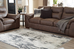 Hoover Furniture Outlet - Ashley Furniture - Mazatl 5'3" x 7'3" Rug - 5'3" x 7'3" Rug - R403762
