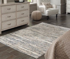 Hoover Furniture Outlet - Ashley Furniture - Gizela 7'10" x 10' Rug - 7'10" x 10' Rug / Ivory/Beige/Gray - R404861