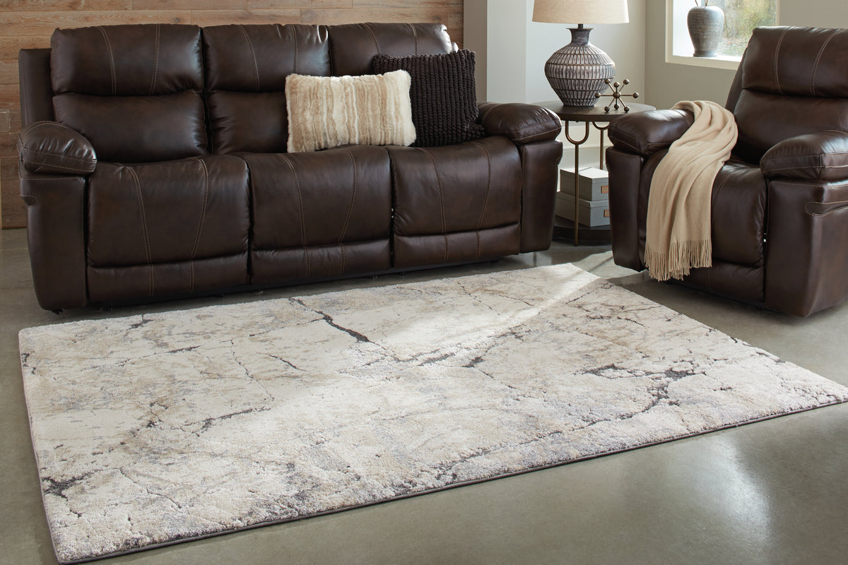 Hoover Furniture Outlet - Ashley Furniture - Wyscott 7'10" x 10'3" Rug - 7'10" x 10'3" Rug - R404891