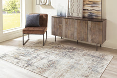 Hoover Furniture Outlet - Ashley Furniture - Jerelyn 5'3" x 7' Rug - 5'3" x 7' Rug / Multi - R405042