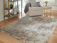 Hoover Furniture Outlet - Ashley Furniture - Pearidge 5'3" x 7' Rug - 5'3" x 7' Rug / Multi - R405352