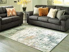 Hoover Furniture Outlet - Ashley Furniture - Redlings 7'5" x 9'6" Rug - 7'5" x 9'6" Rug / Multi - R405451
