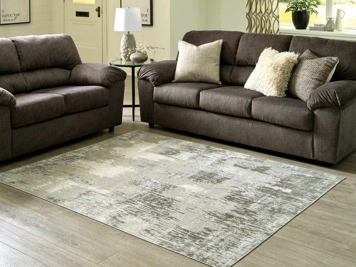 Hoover Furniture Outlet - Ashley Furniture - Arriston 5'3" x 7' Washable Rug - 5'3" x 7' Washable Rug - R405562