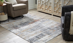 Hoover Furniture Outlet - Ashley Furniture - Rhettner 5'3" x 7'3" Rug - 5'3" x 7'3" Rug / Multi - R406072