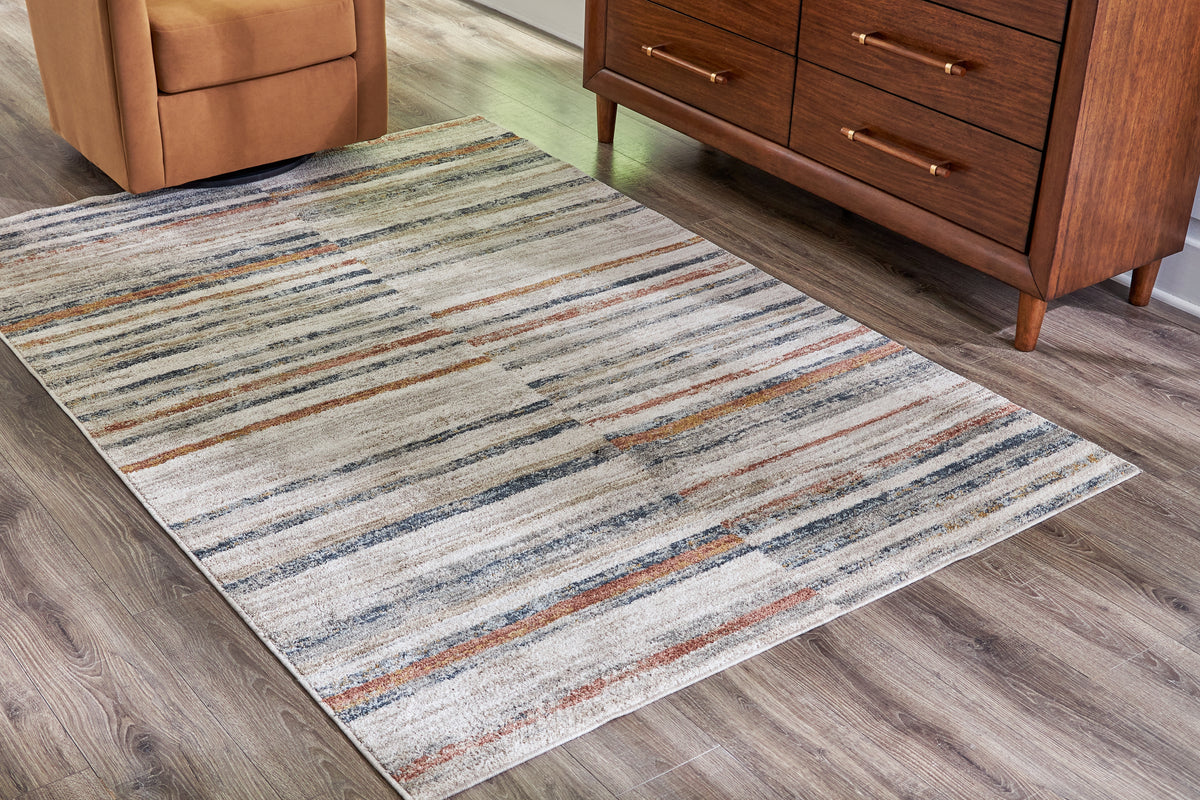 Hoover Furniture Outlet - Ashley Furniture - Kemart 8' x 10' Rug - 8' x 10' Rug / Multi - R406681