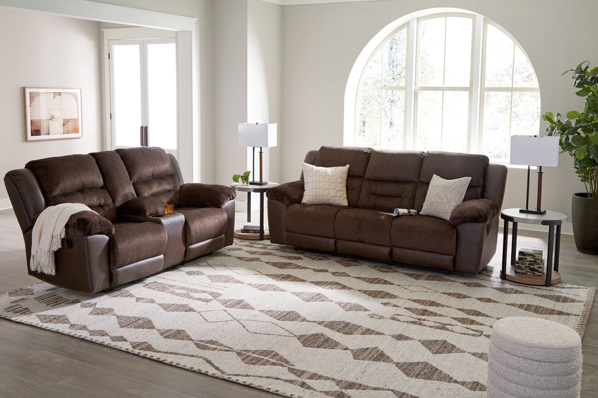 Hoover Furniture Outlet - Ashley Furniture - Brettler 10' x 14' Rug - 10' x 14' Rug / Beige/Brown - R406790