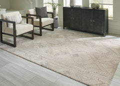 Hoover Furniture Outlet - Ashley Furniture - Jadott 8' x 10' Rug - 8' x 10' Rug - R406801