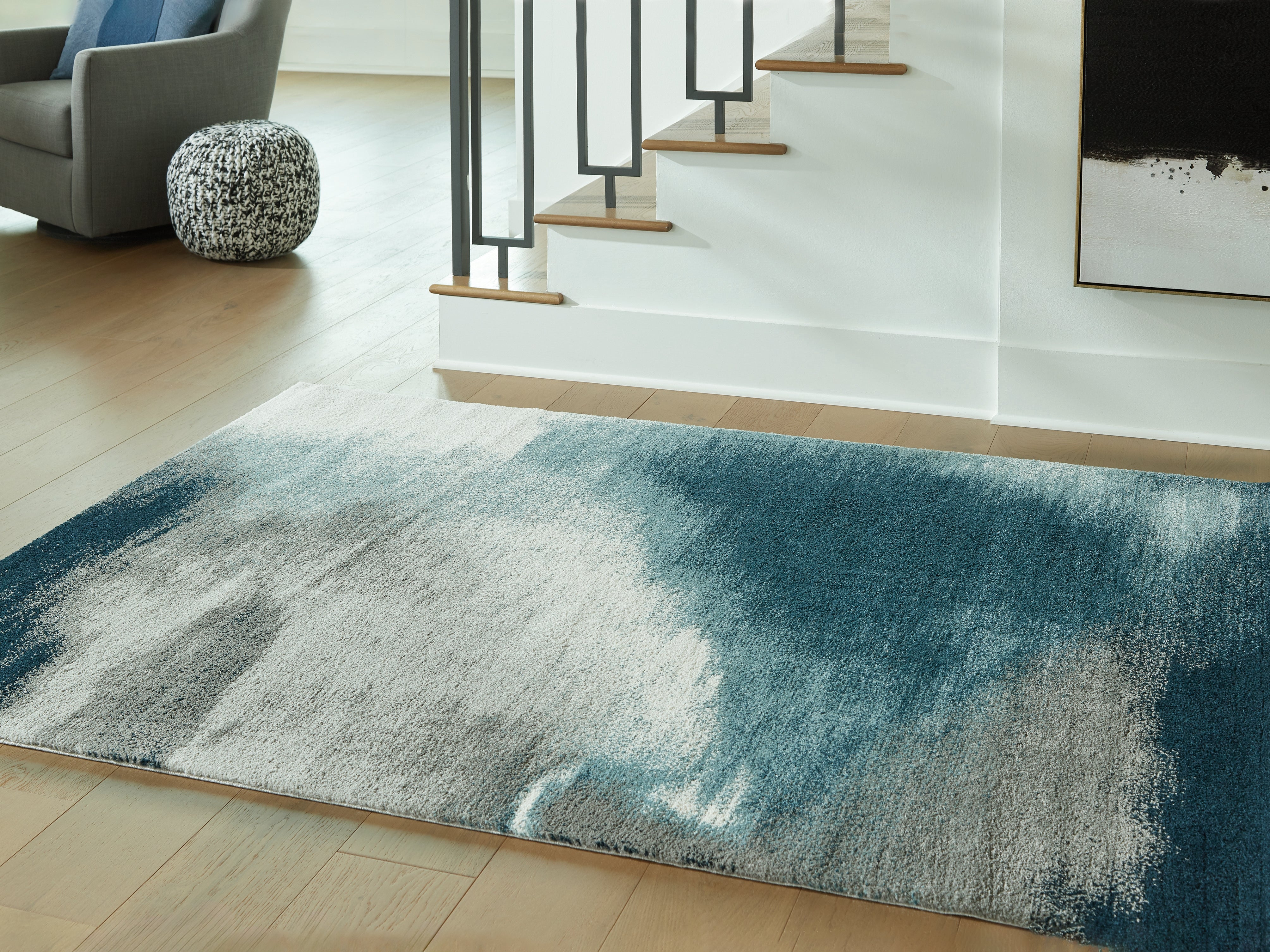 Hoover Furniture Outlet - Ashley Furniture - Brentward 5' x 7' Rug - 5' x 7' Rug - R407082