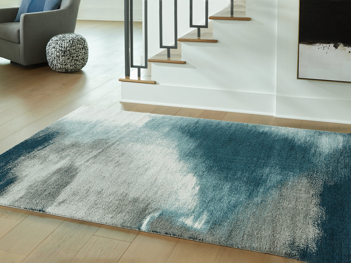 Hoover Furniture Outlet - Ashley Furniture - Brentward 5' x 7' Rug - 5' x 7' Rug - R407082