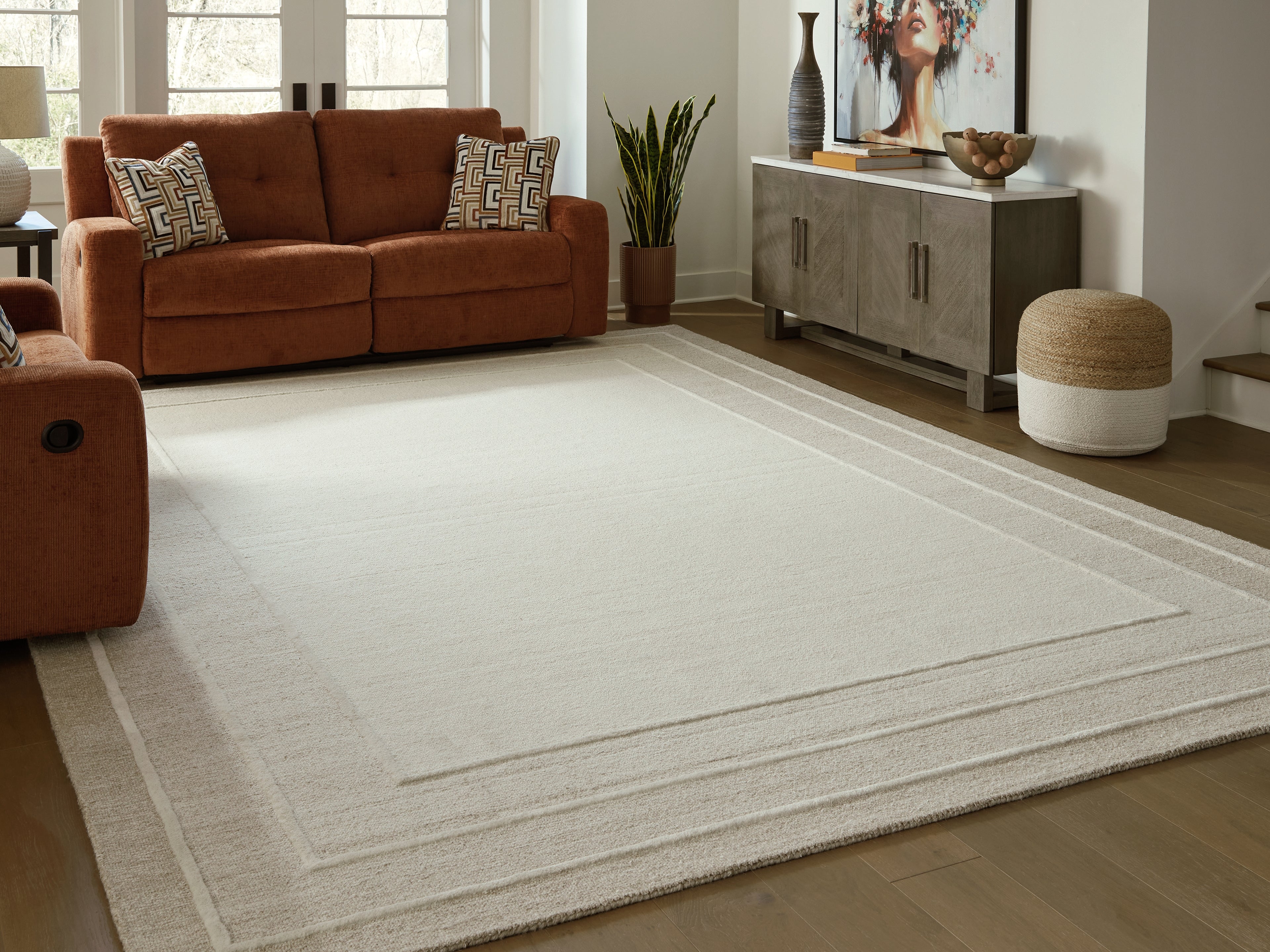 Hoover Furniture Outlet - Ashley Furniture - Teelgan Extra Large Rug - Extra Large Rug - R407310