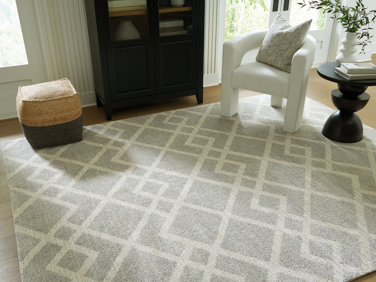 Hoover Furniture Outlet - Ashley Furniture - Unawick Large Rug - Large Rug - R407331