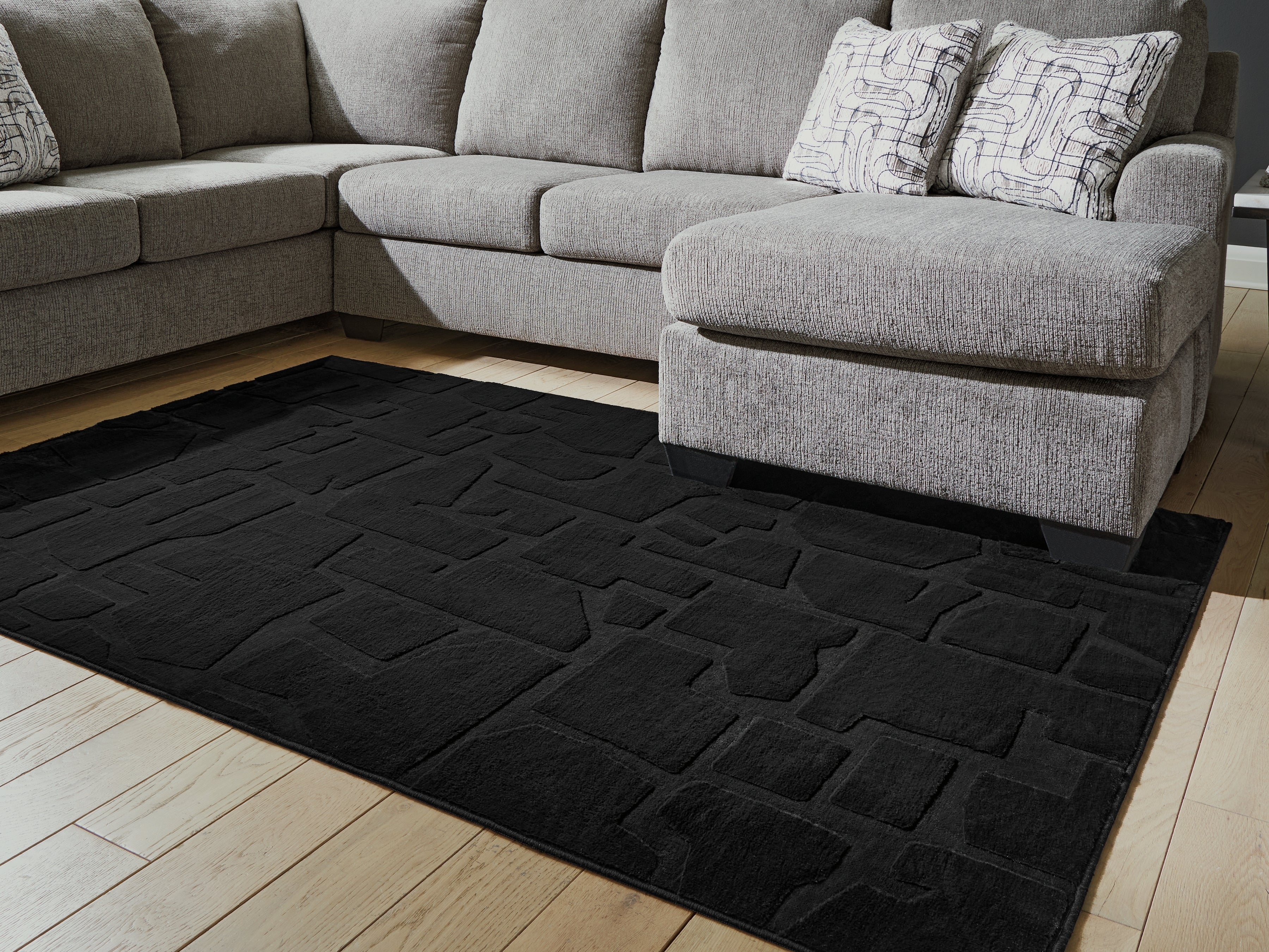 Hoover Furniture Outlet - Ashley Furniture - Gibbswell Washable 5' x 7' Area Rug - Washable 5' x 7' Area Rug - R407462