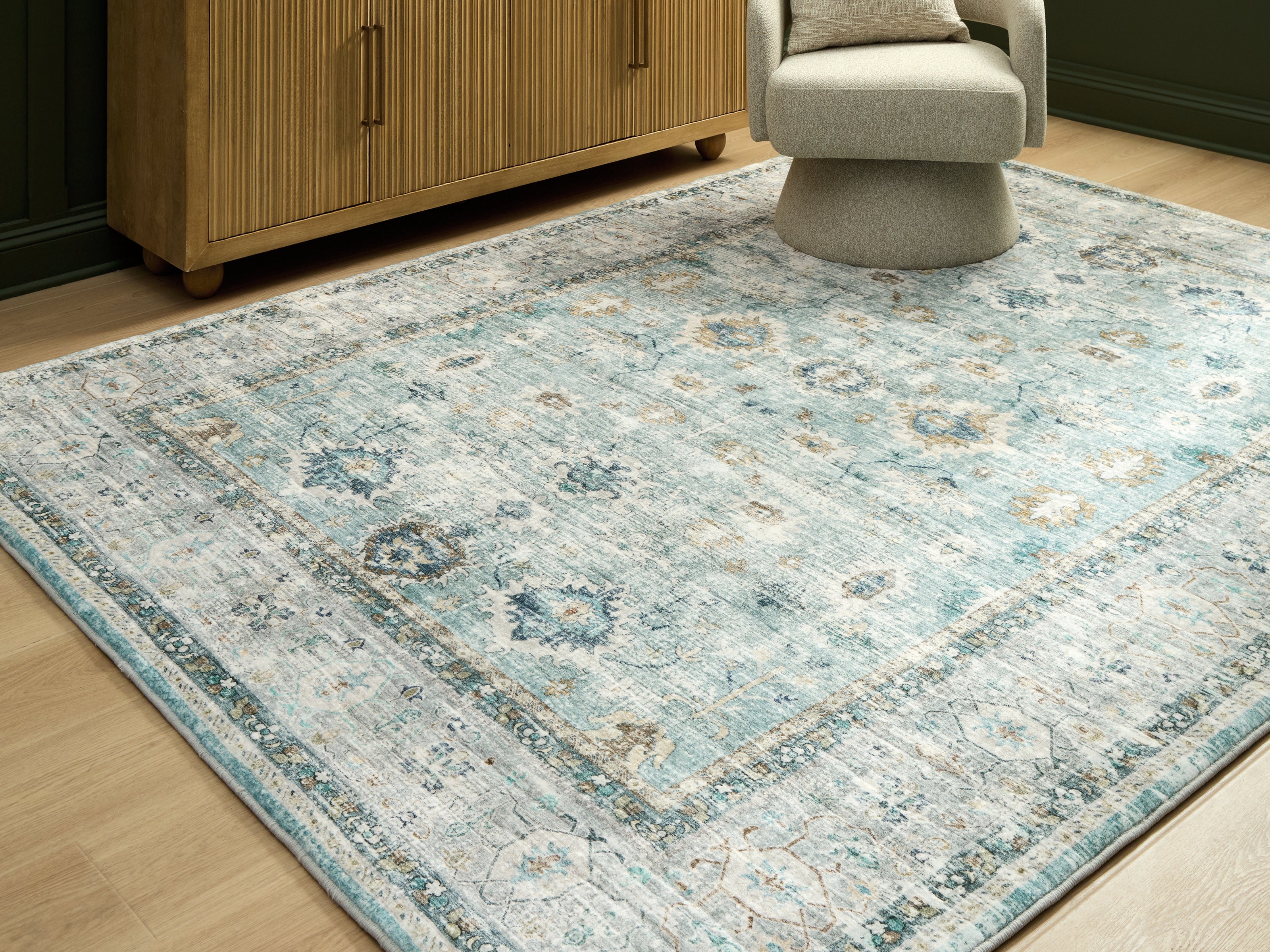 Hoover Furniture Outlet - Ashley Furniture - Ladstoney 7'6" X 9'6" Memory Foam Area Rug - 7'6" X 9'6" Memory Foam Area Rug - R407501