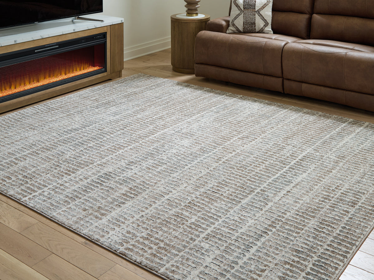 Hoover Furniture Outlet - Ashley Furniture - Fuadwick 7'10" x 10' Area Rug - 7'10" x 10' Area Rug - R407691