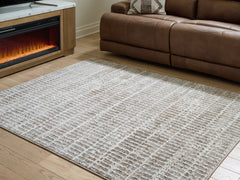 Hoover Furniture Outlet - Ashley Furniture - Fuadwick 5'3" x 7' Area Rug - 5'3" x 7' Area Rug / Multi - R407692