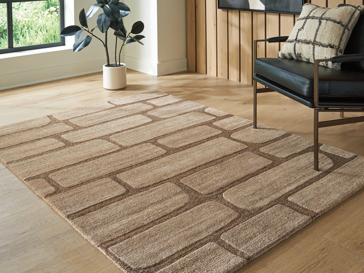 Hoover Furniture Outlet - Ashley Furniture - Orest Medium Rug - Medium Rug - R407982