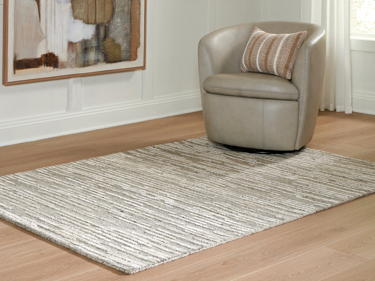 Hoover Furniture Outlet - Ashley Furniture - Eljory Medium Rug - Medium Rug - R408202
