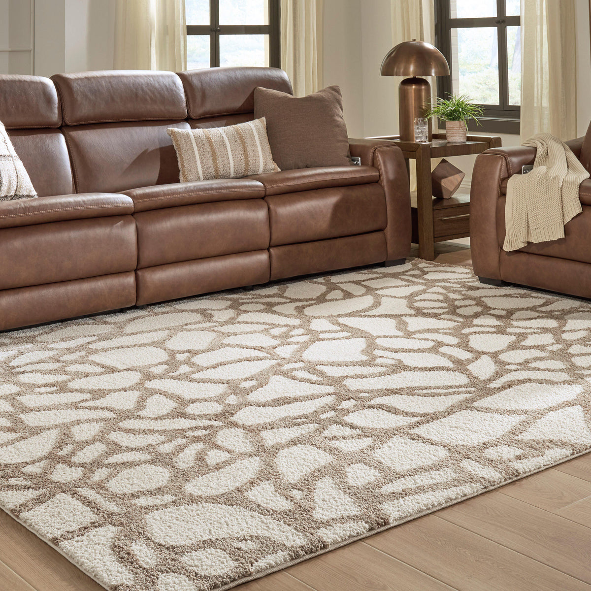 Hoover Furniture Outlet - Ashley Furniture - Wessonland Large Rug - Large Rug - R408651