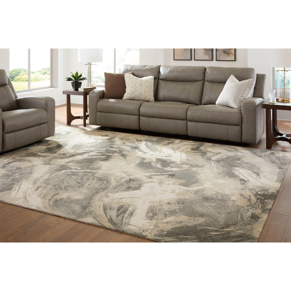 Hoover Furniture Outlet - Ashley Furniture - Jairlett Extra Large Rug - Extra Large Rug - R408800