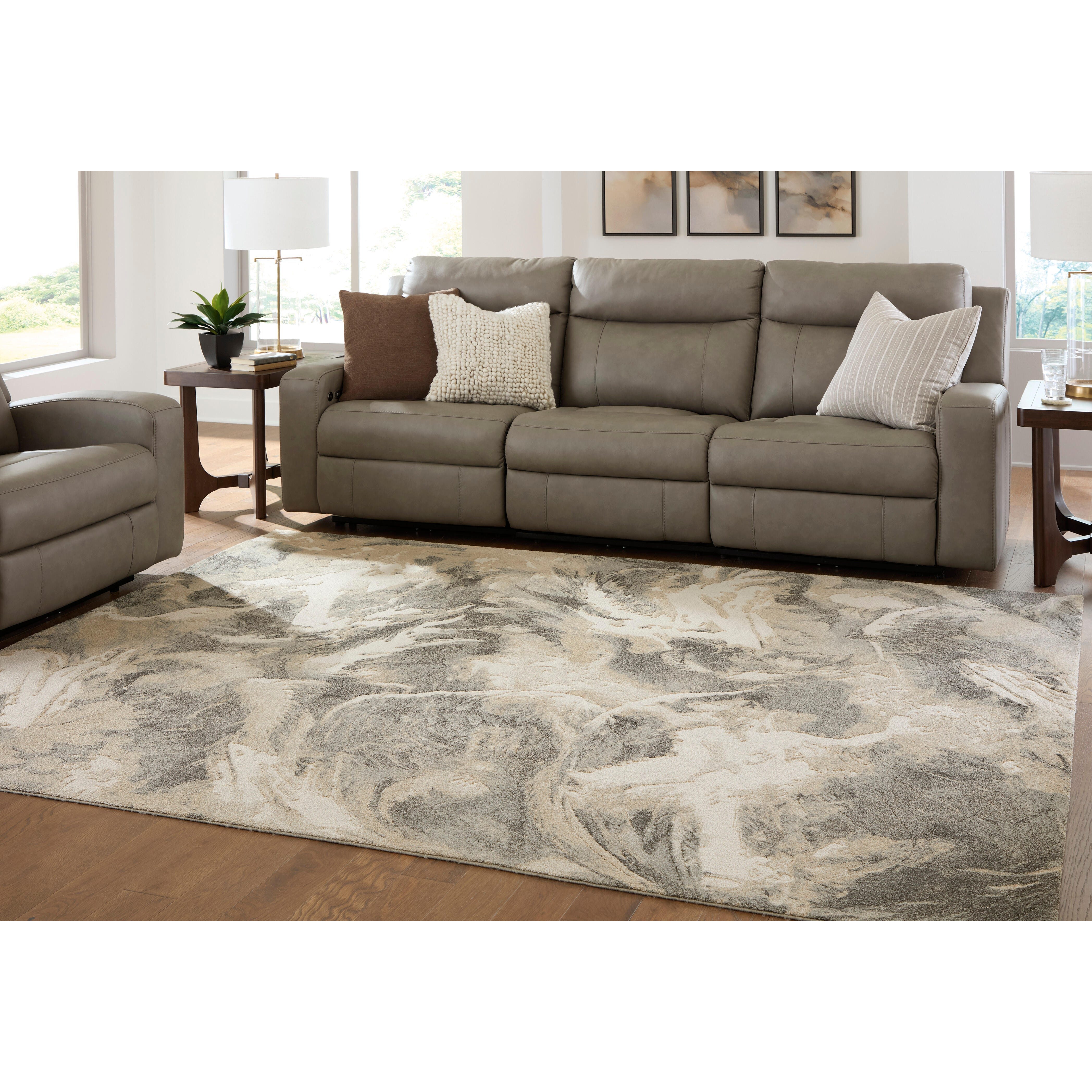 Hoover Furniture Outlet - Ashley Furniture - Jairlett Large Rug - Large Rug - R408801