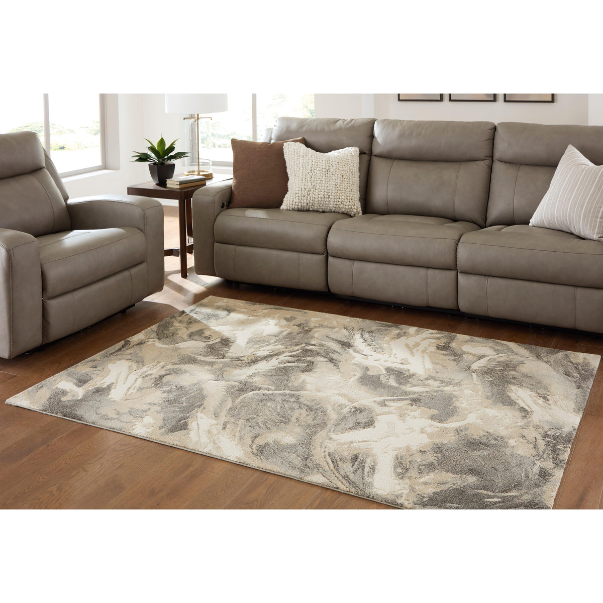 Hoover Furniture Outlet - Ashley Furniture - Jairlett Medium Rug - Medium Rug - R408802