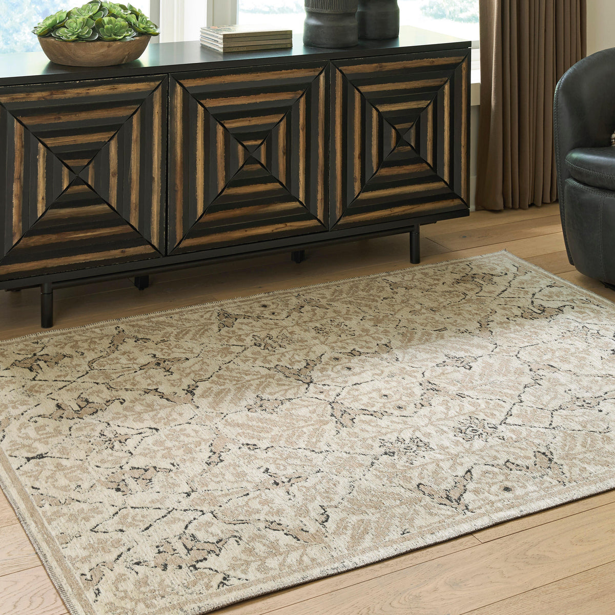 Hoover Furniture Outlet - Ashley Furniture - Audville Medium Rug - Medium Rug - R408842