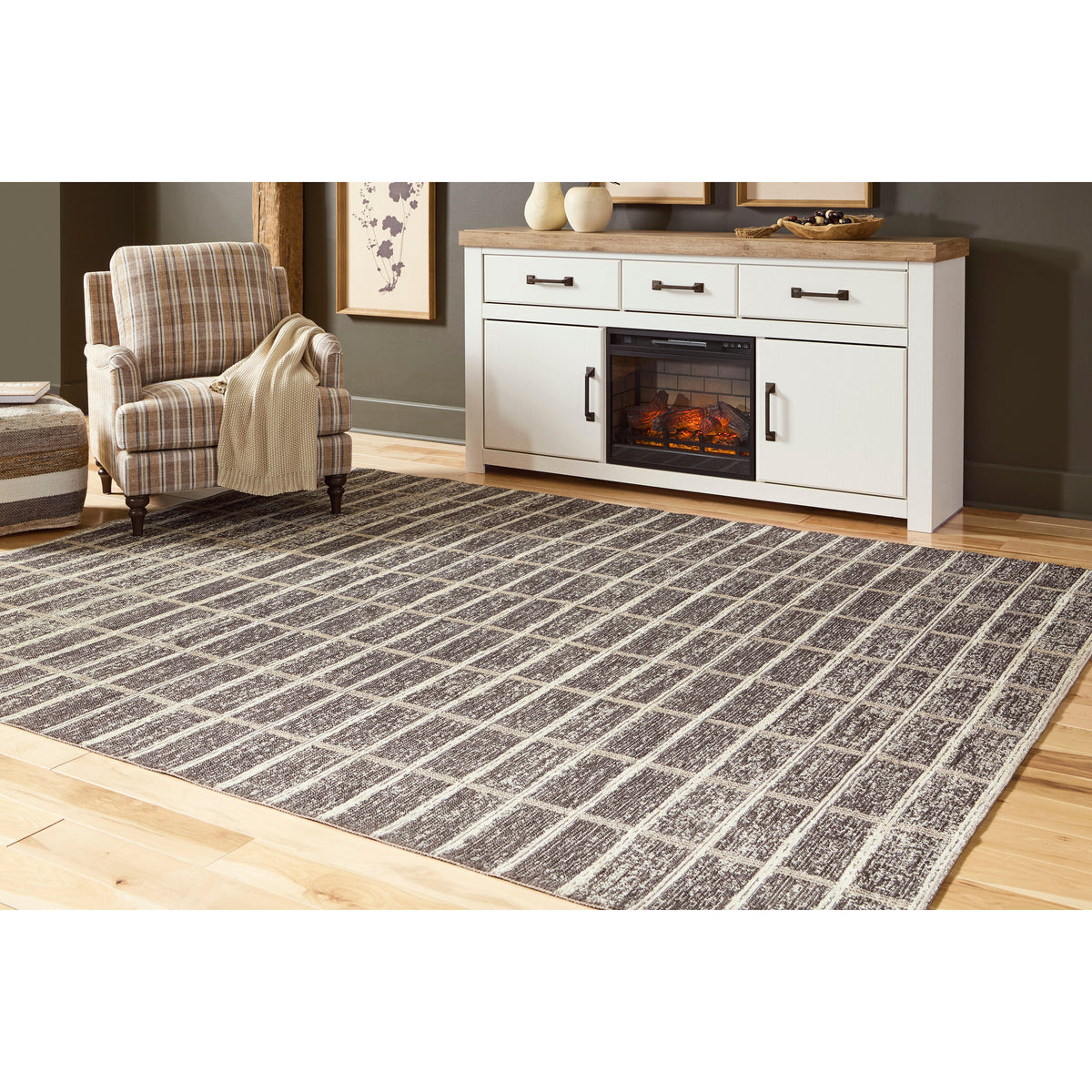 Hoover Furniture Outlet - Ashley Furniture - Verbrook Large Rug - Large Rug - R408861