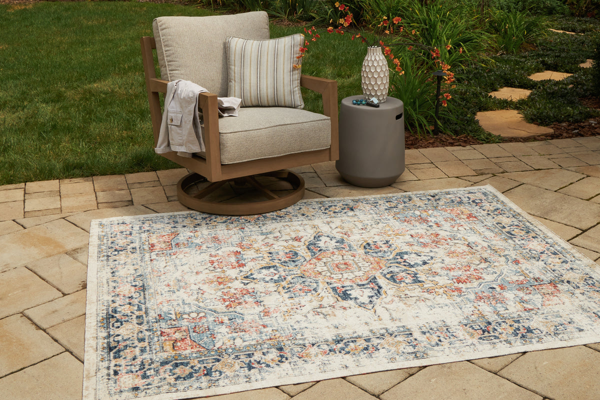 Hoover Furniture Outlet - Ashley Furniture - Jarrpage 5' x 7' Rug - 5' x 7' Rug / Multi - R900092