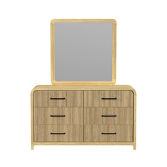 Ridgemont Dresser and Mirror Set in Natural