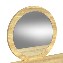 Ridgemont Dressing Table and Mirror in Natural