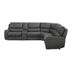 Saber Modular RHF Power Motion Recliner in Texas Granite