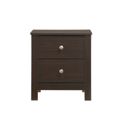 Sami Youth 2-Drawer Nightstand in Espresso