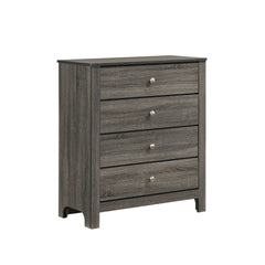 Sami Youth 4-Drawer Chest in Grey