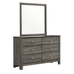 Sami Youth Dresser and Mirror Set in Grey