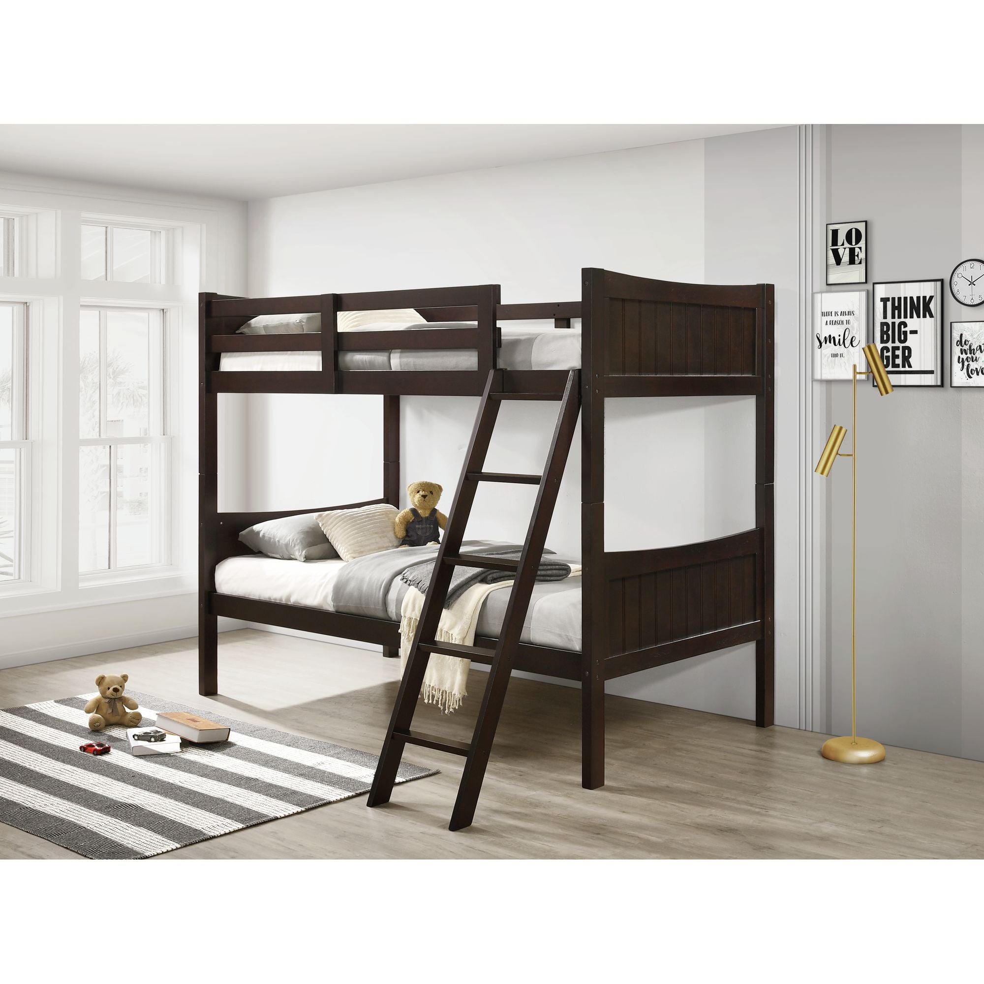 Sami Twin Over Twin Bunk Espresso – SKU SM500TTB | Elements