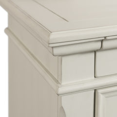 Slater Nightstand w/USB in Antique White