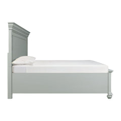 Slater King Platform Storage Bed in Grey