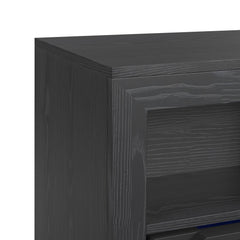 St. Cloud Fireplace with Sound System in Black