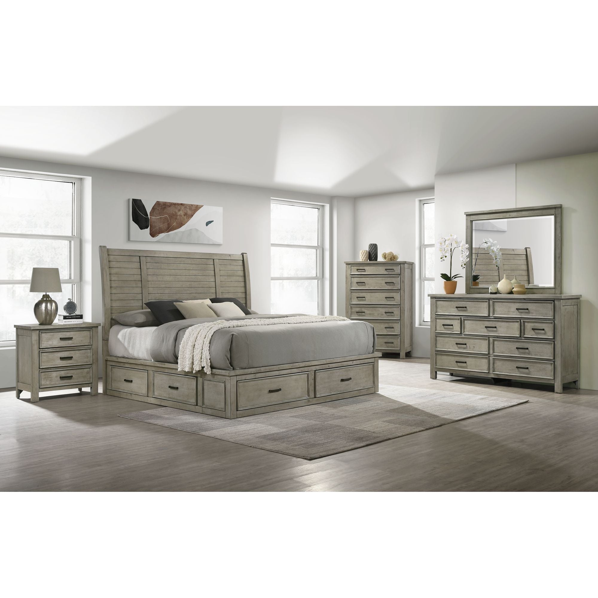 Sullivan 6-Drawer Chest in Drift Grey – SKU SV300CH | Elements