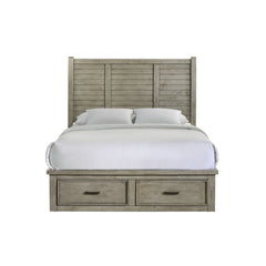 Sullivan Queen Storage Bed in Drift Grey