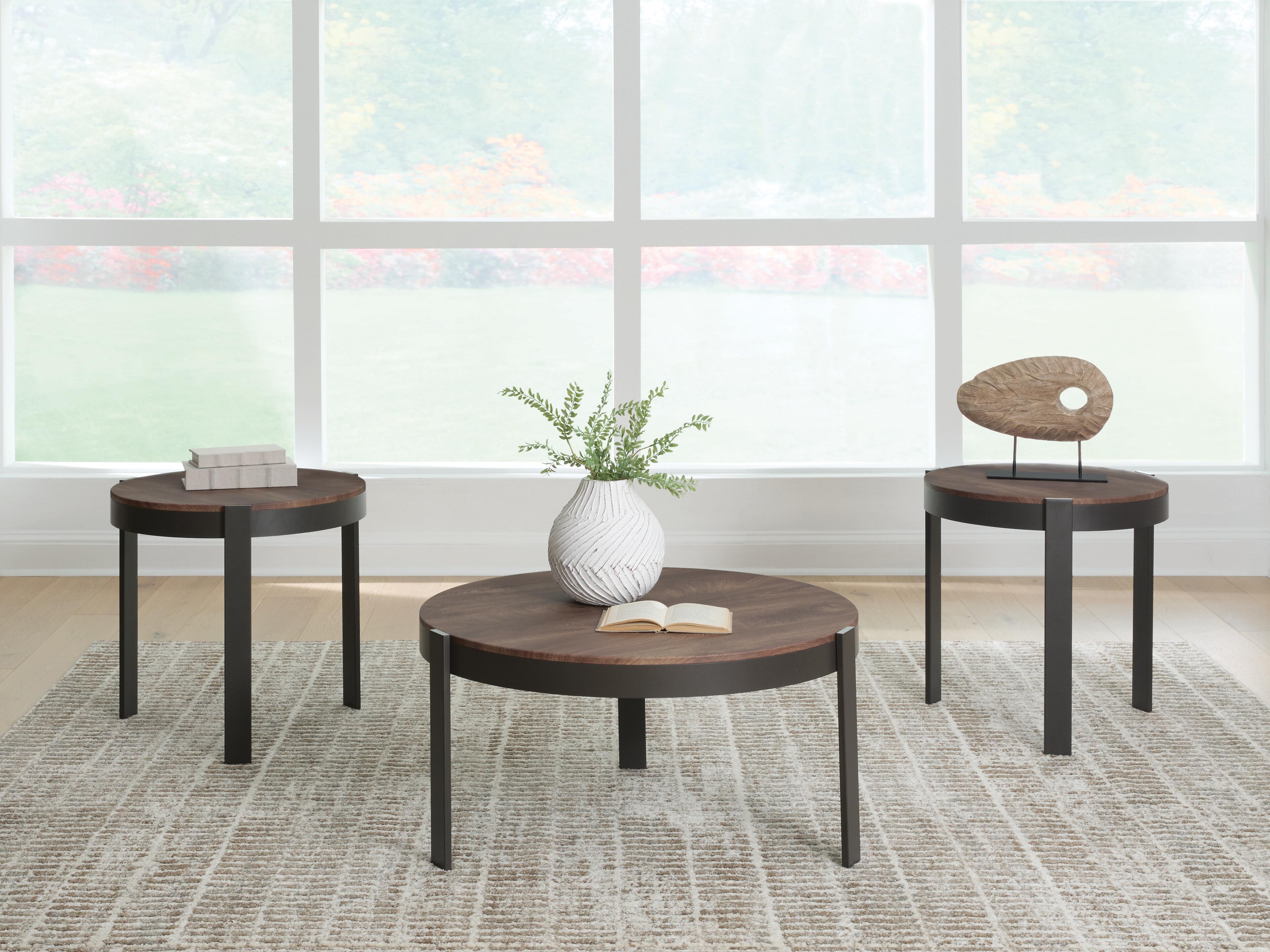 Hoover Furniture Outlet - Ashley Furniture - Horizon Hills Table (Set of 3) - Occasional Table Set (3/CN) - T186-13