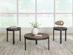 Hoover Furniture Outlet - Ashley Furniture - Horizon Hills Table (Set of 3) - Occasional Table Set (3/CN) - T186-13