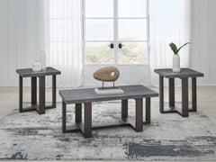 Hoover Furniture Outlet - Ashley Furniture - Dynnford Table (Set of 3) - Occasional Table Set (3/CN) - T216-13