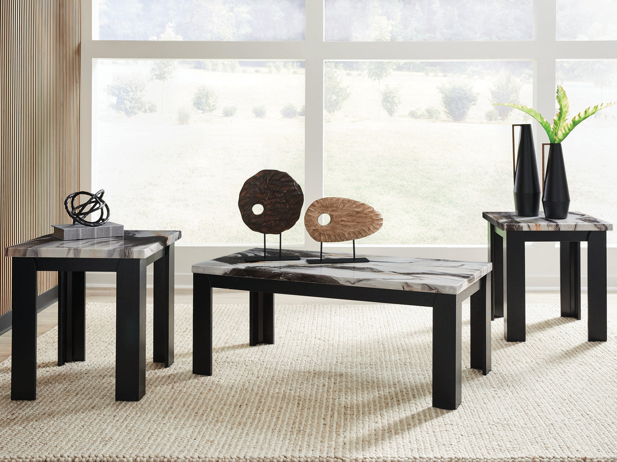 Hoover Furniture Outlet - Ashley Furniture - Jazmore Table (Set of 3) - Occasional Table Set (3/CN) - T255-13